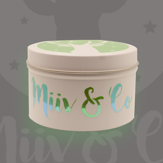 Miiv & Co - Watermelon Lemonade - Candle Tin 220gm - holds up to 195gm of soy wax.